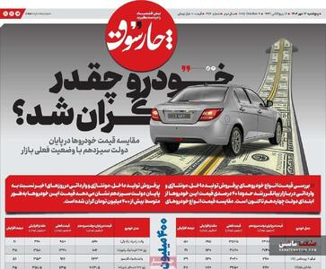 صفحه نخست روزنامه های اقتصادی 17 مهر 1404