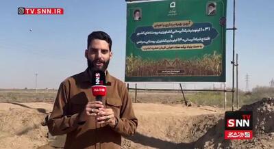 گزارش خبرنگار SNN TV از افتتاح ۱۴۰ کیلومتر شبکه آبرسانی کشاورزی و روستایی در سرخس