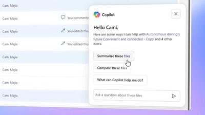 یکپارچگی کامل Copilot در OneDrive برای کاربران سازمانی مایکروسافت + ویدیو