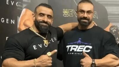رقابت چوپان با یک ایرانی در مستر المپیا
