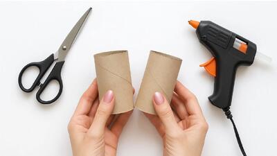 برای ساخت این تزیین درخت کریسمس فقط به ۲ رول کاغذ نیاز دارید / آموزش ساخت دکور سال نو!