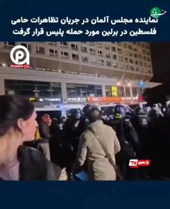 ضرب و شتم نماینده مجلس آلمان از سوی پلیس+ فیلم