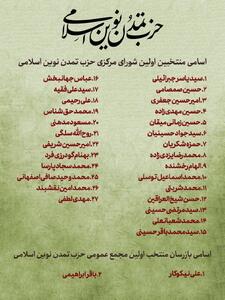 عکس/ اعلام نتایج انتخابات شورای مرکزی حزب تمدن نوین اسلامی | اقتصاد24