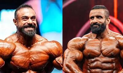 رقابت جذاب و سنگین هادی چوپان و بهروز تابانی در مسترالمپیا ۲۰۲۵