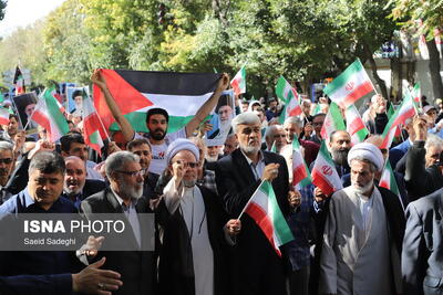 راهپیمایی بشارت نصر در تبریز