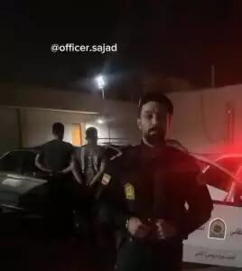 تعقیب و گریز خودرو پژو سرقتی در معابر شلوغ شهری