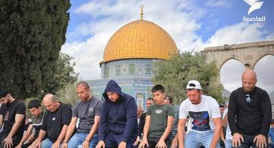 اقامه نماز جمعه توسط هزاران فلسطینی | جهان نیوز