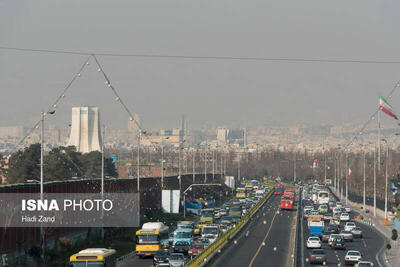 وزش باد و گردوخاک در انتظار تهران