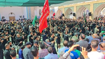 برگزاری مراسم آیین سنتی عزاداری نشلجی‌ها در مشهداردهال کاشان
