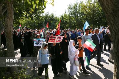 راهپیمایی «بشارت نصر» در بجنورد