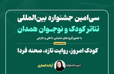 اینفوگرافیک؛ جشنواره تئاتر کودک و نوجوان همدان به ایستگاه سی‌ام رسید - پارس فوتبال