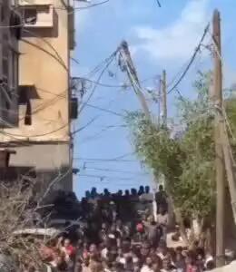 تصویری جالب از اولین نماز جمعه غزه پس از آتش بس