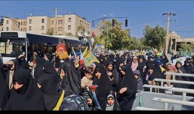 خروش مردم چهارمحال و بختیاری در اولین راهپیمایی «بشارت نصر»+فیلم