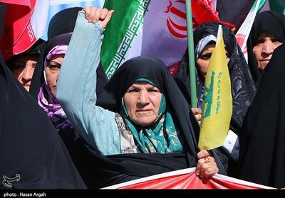 فریاد حمایت گلستانی‌ها از مردم غزه در راهپیمایی  بشارت نصر  - تسنیم