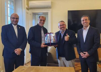 دیدار رئیس FIVB با دو ایرانی!