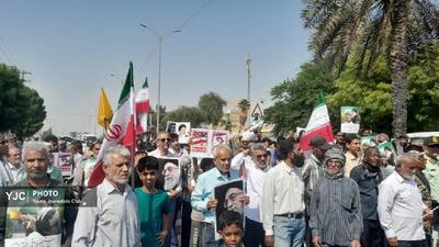 برگزاری راهپیمایی بشارت نصر در هرمزگان+عکس وفیلم