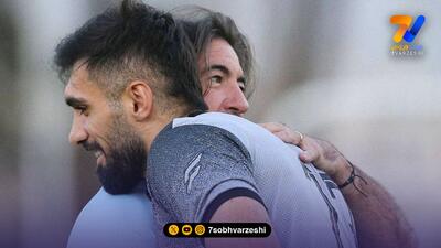 استقلال عکس آشتی کنان عارف آقاسی و ساپینتو را سانسور کرد!