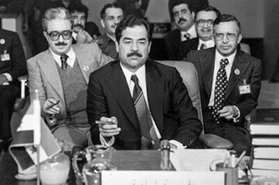 لحظات دیده‌نشده از صدام حسین در دفتر بنیان‌گذار امارات