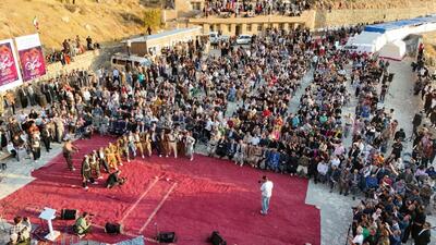 جشن مهرگان در غار کرفتو دیواندره