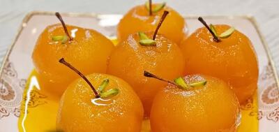 طرز تهیه مربای سیب درسته به سبک سنتی و مجلسی !