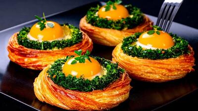 فقط سیب زمین و تخم مرغ / طرز تهیه شام سبک و مجلسی با سیب زمینی و تخم مرغ