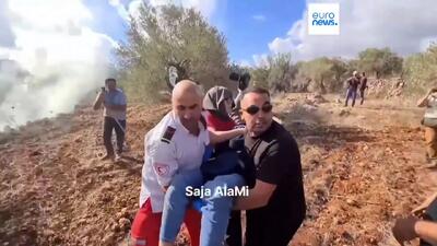 حمله شهرک‌نشینان به یک خبرنگار در کرانه باختری