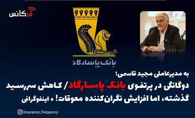 به مدیرعاملی مجید قاسمی؛ دوگانگی در پرتفوی بانک پاسارگاد/ کاهش سررسید گذشته، اما افزایش نگران‌کننده معوقات! + اینفوگرافی