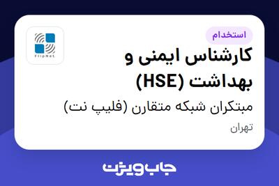 استخدام کارشناس ایمنی و بهداشت (HSE) در مبتکران شبکه متقارن (فلیپ نت)