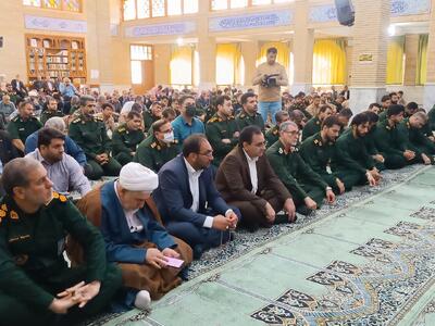 گرامیداشت هفتمین روز شهادت سردار شهید حاج «نظر همتی»در ایلام برگزار شد