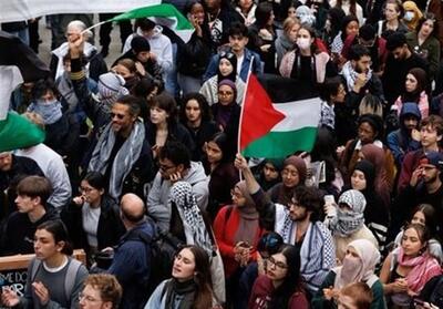 تظاهرات هزاران هوادار فلسطین در لندن - تسنیم