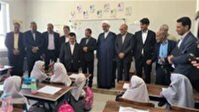 افتتاح مدرسه شش‌کلاسه حضرت زینب (س) در مهریز