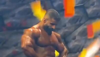 داوری علیه گرگ پارسی؟ ناراحتی شدید هادی چوپان بعد از اعلام نام قهرمان مسترالمپیا (فیلم)