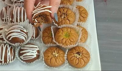 شیرینی ۳ سوته بدون آرد / شیرینی آسان و سریع بدون فر و همزن
