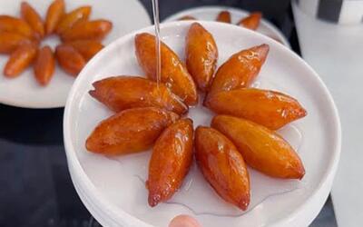 طرز تهیه بامیه ترکی برای چای عصرانه فقط با آرد و آب