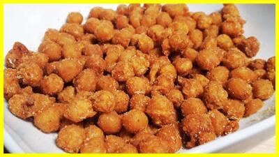 طرز تهیه نخود سوخاری در هواپز بدون نیاز به روغن / پاپ کورن نخود درست کن