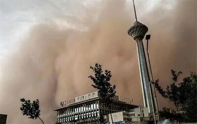 احتمال وقوع طوفان گرد و خاک در تهران؛ از توقف کنار درختان و سازه‌های ناتمام خودداری کنید