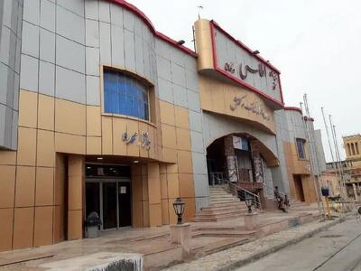 آتش‌سوزى در بازار بزرگ اطلس درگهان + فیلم