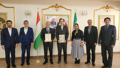 انجمن دوستی ایران و تاجیکستان با سفارت این کشور در تهران تفاهم‌نامه همکاری امضا کرد