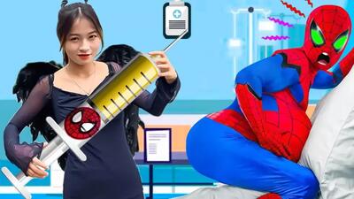 نبرد مردعنکبوتی و اسپایدرمن | مرد عنکبوتی نبرد جدید spiderman | برنامه کودک خارجی