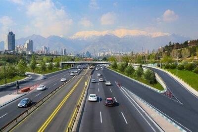 زمان نصب عرشه دوم و افتتاح چپ‌گرد ستارخان چمران تهران