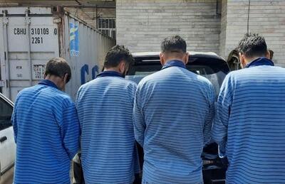 زورگیران اتوبان آزادگان حین سرقت دستگیر شدند