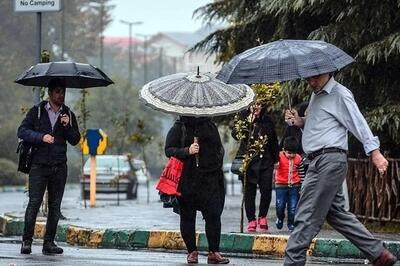 پیش بینی هواشناسی امروز؛ تداوم بارش باران در این استان‌ها