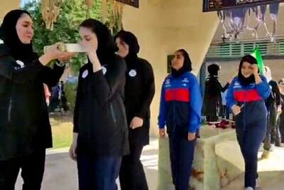 آیین بدرقه کاروان اعزامی خوزستان به المپیاد استعدادهای برتر کشور