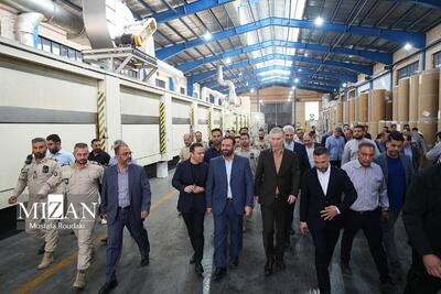 بازدید دادستان تهران از سه واحد تولیدی در شهرک صنعتی عباس آباد/ حمایت از تولید اولویت دستگاه قضایی است
