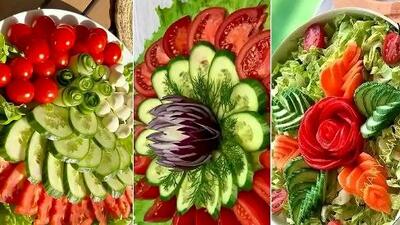 چیدمان سالاد کاهو برای مجالس شیک؛ تزئین سالاد به صورت حرفه‌ ای