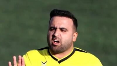 تصویری از هیکل عجیب داور ایرانی که همه را شوکه کرد!