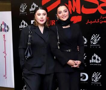 تلاش های نازنین بیاتی در لباس برای خیلی قد بلند دیده شدن در اکران با موافقیت مواجه شد
