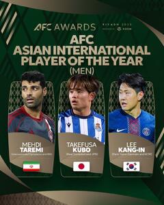 پوستر AFC برای جایزه بهترین‌ لژیونر سال آسیا