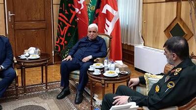 دیدار حشدالشعبی با مقام ارشد انتظامی ایران