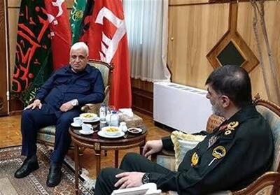 فرمانده حشدالشعبی با سردار رادان دیدار کرد/ اربعین محور گفت‌وگوها - تسنیم